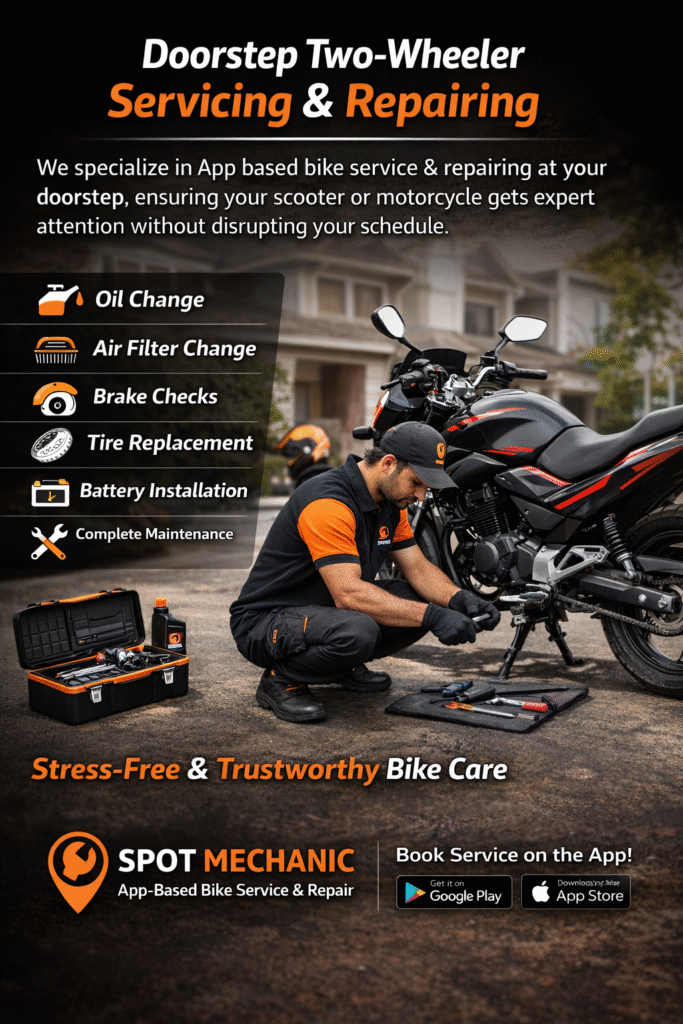 Doorstep Two-Wheeler Servicing & Repairing